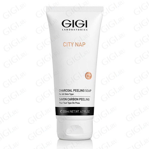 GiGi City NAP 22500 City NAP Charcoal Peeling soap Мыло жидкое для лица, 200мл