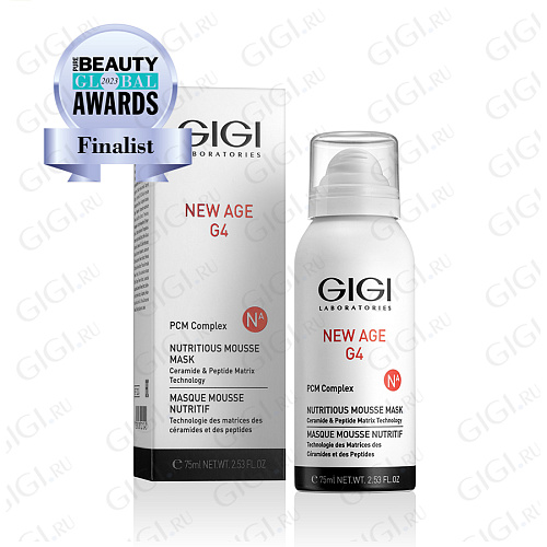 GiGi New Age G4 20224 New Age G4 Mousse Mask, Маска мусс экспресс увлажнение, 75мл